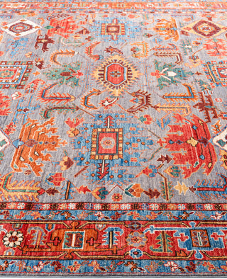 Serapi One-of-a-Kind Wool Gray Area Rug 7' 10" x 9' 10"