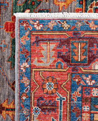 Serapi One-of-a-Kind Wool Gray Area Rug 7' 10" x 9' 10"