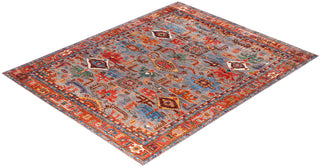 Serapi One-of-a-Kind Wool Gray Area Rug 7' 10" x 9' 10"