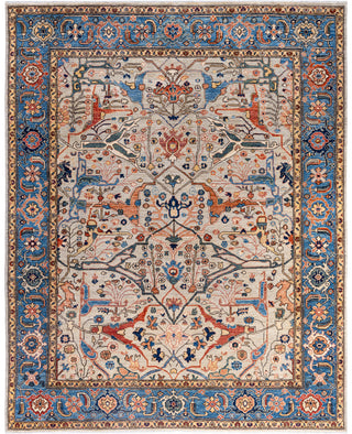 Serapi One-of-a-Kind Wool Gray Area Rug 7' 10" x 9' 9"