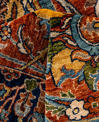 Serapi One-of-a-Kind Wool Orange Area Rug 8' 3" x 9' 10"