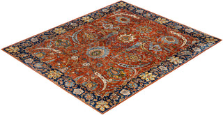 Serapi One-of-a-Kind Wool Orange Area Rug 8' 3" x 9' 10"