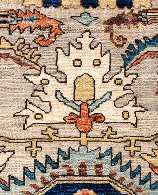 Serapi One-of-a-Kind Wool Beige Area Rug 8' 2" x 10' 2"
