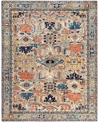 Serapi One-of-a-Kind Wool Beige Area Rug 8' 2" x 10' 2"