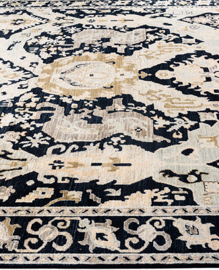 Serapi One-of-a-Kind Wool Black Area Rug 7' 11" x 9' 9"