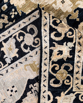Serapi One-of-a-Kind Wool Black Area Rug 7' 11" x 9' 9"