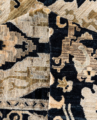 Serapi One-of-a-Kind Wool Black Area Rug 7' 11" x 9' 9"