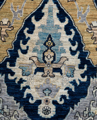Serapi One-of-a-Kind Wool Blue Area Rug 8' 0" x 9' 9"