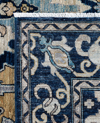Serapi One-of-a-Kind Wool Blue Area Rug 8' 0" x 9' 9"