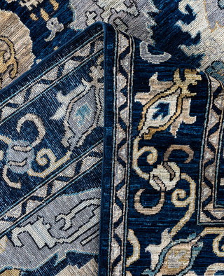 Serapi One-of-a-Kind Wool Blue Area Rug 8' 0" x 9' 9"