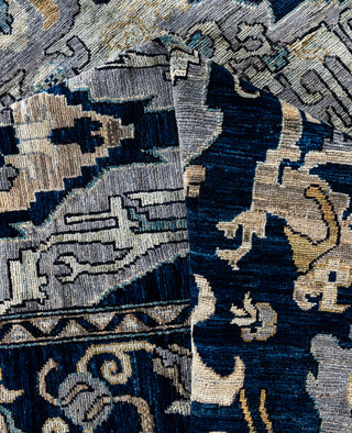 Serapi One-of-a-Kind Wool Blue Area Rug 8' 0" x 9' 9"