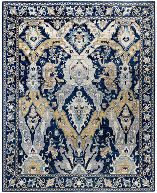 Serapi One-of-a-Kind Wool Blue Area Rug 8' 0" x 9' 9"