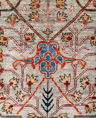 Serapi One-of-a-Kind Wool Gray Area Rug 8' 0" x 10' 0"
