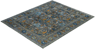 Serapi One-of-a-Kind Wool Green Area Rug 7' 11" x 9' 9"