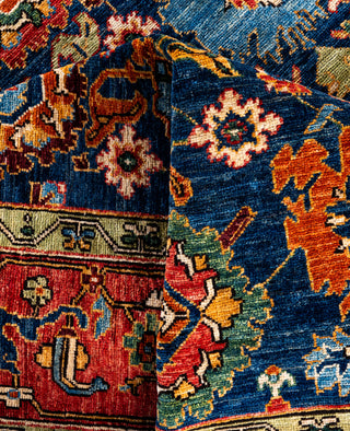 Serapi One-of-a-Kind Wool Blue Area Rug 8' 1" x 10' 3"