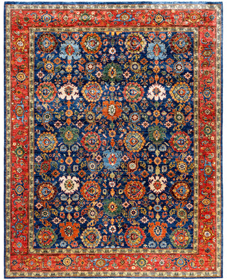 Serapi One-of-a-Kind Wool Blue Area Rug 8' 1" x 10' 3"
