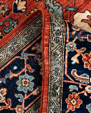 Serapi One-of-a-Kind Wool Orange Area Rug 8' 0" x 9' 10"