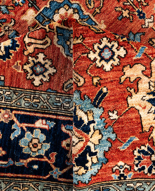 Serapi One-of-a-Kind Wool Orange Area Rug 8' 0" x 9' 10"