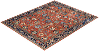 Serapi One-of-a-Kind Wool Orange Area Rug 8' 0" x 9' 10"