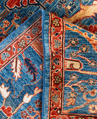 Serapi One-of-a-Kind Wool Blue Area Rug 8' 2" x 10' 0"