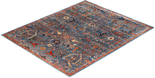 Serapi One-of-a-Kind Wool Blue Area Rug 8' 2" x 10' 0"