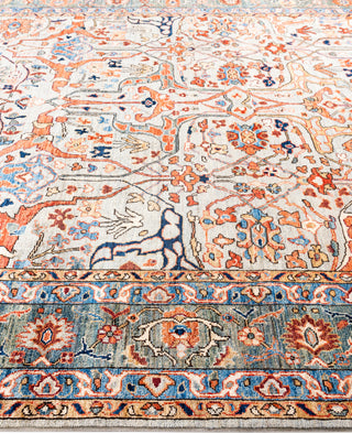 Serapi One-of-a-Kind Wool Gray Area Rug 7' 11" x 9' 9"