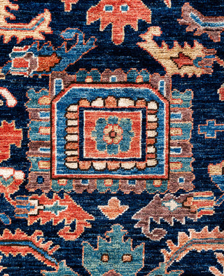 Serapi One-of-a-Kind Wool Blue Area Rug 8' 2" x 9' 11"