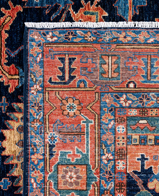 Serapi One-of-a-Kind Wool Blue Area Rug 8' 2" x 9' 11"