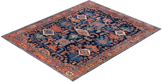 Serapi One-of-a-Kind Wool Blue Area Rug 8' 2" x 9' 11"