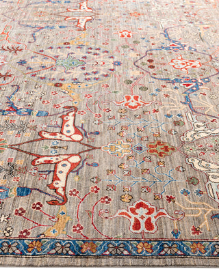 Serapi One-of-a-Kind Wool Brown Area Rug 8' 3" x 9' 9"