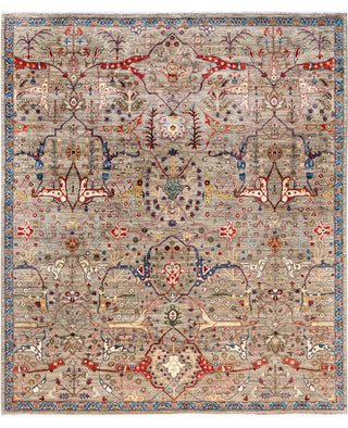 Serapi One-of-a-Kind Wool Brown Area Rug 8' 3" x 9' 9"