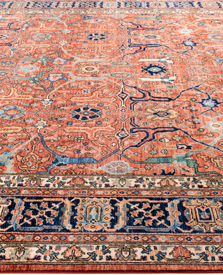 Serapi One-of-a-Kind Wool Red Area Rug 7' 10" x 9' 9"