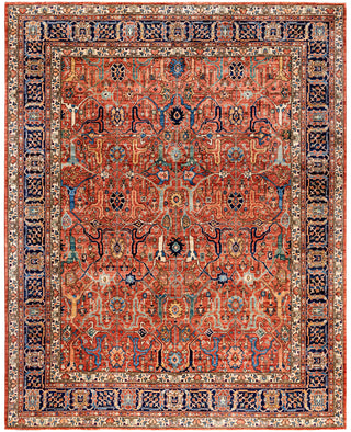 Serapi One-of-a-Kind Wool Red Area Rug 7' 10" x 9' 9"