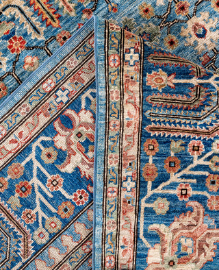 Serapi One-of-a-Kind Wool Blue Area Rug 8' 0" x 9' 10"