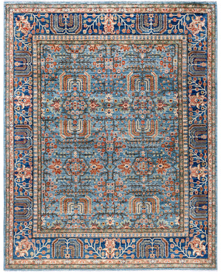 Serapi One-of-a-Kind Wool Blue Area Rug 8' 0" x 9' 10"