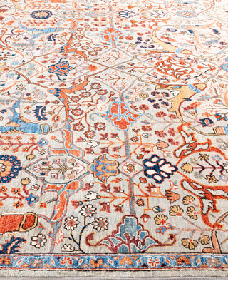 Serapi One-of-a-Kind Wool Gray Area Rug 8' 0" x 9' 10"