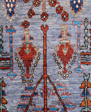 Serapi One-of-a-Kind Wool Gray Area Rug 8' 1" x 10' 1"