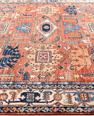 Serapi One-of-a-Kind Wool Orange Area Rug 8' 1" x 10' 3"