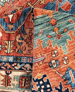 Serapi One-of-a-Kind Wool Orange Area Rug 8' 1" x 10' 3"