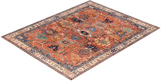 Serapi One-of-a-Kind Wool Orange Area Rug 8' 1" x 10' 3"