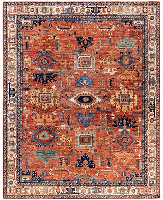 Serapi One-of-a-Kind Wool Orange Area Rug 8' 1" x 10' 3"