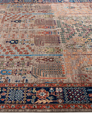 Serapi One-of-a-Kind Wool Brown Area Rug 8' 1" x 9' 11"