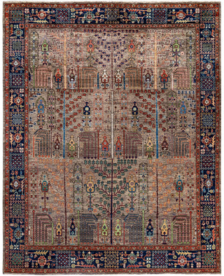 Serapi One-of-a-Kind Wool Brown Area Rug 8' 1" x 9' 11"