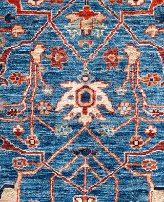 Serapi One-of-a-Kind Wool Blue Area Rug 8' 0" x 9' 10"