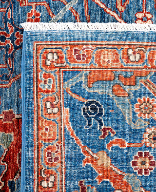 Serapi One-of-a-Kind Wool Blue Area Rug 8' 0" x 9' 10"