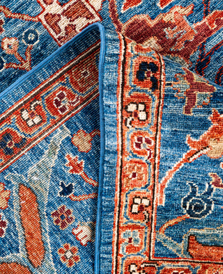 Serapi One-of-a-Kind Wool Blue Area Rug 8' 0" x 9' 10"