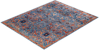 Serapi One-of-a-Kind Wool Blue Area Rug 8' 0" x 9' 10"