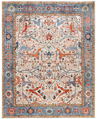 Serapi One-of-a-Kind Wool Ivory Area Rug 7' 10" x 9' 11"