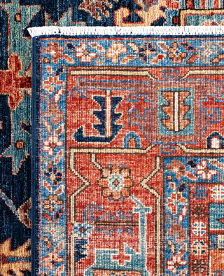 Serapi One-of-a-Kind Wool Blue Area Rug 8' 2" x 10' 2"