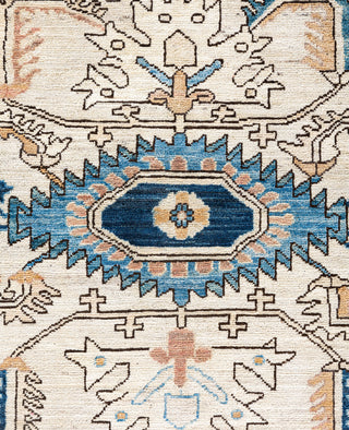 Serapi One-of-a-Kind Wool Ivory Area Rug 8' 2" x 9' 9"
